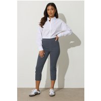 Pixiegirl Petite Women's Blue Slim Fit Capri Cropped Trousers Size 8