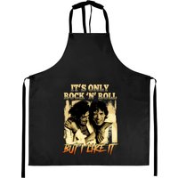 Vintage Mick Jagger And Keith Richards Shirt, Rock 'n' Roll Aprons