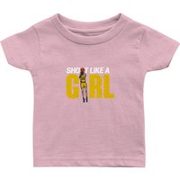 Shoot Like A Girl Baby T Shirts, Caitlin Clark 22 Classic Baby T Shirts