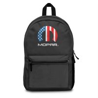Mopar American Flag White Logo Backpacks