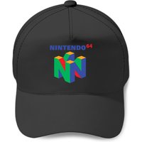 N64 Nintendo-64-logo Baseball Caps