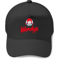 Wendys Fast Food Restaurant Logo Baseball Caps