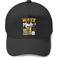 Vintage 90s Graphic Style T. J. Watt Baseball Caps, T. J. Watt Baseball Caps
