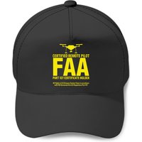 Faa Certified Drone Pilot Funny Gift Baseball Caps