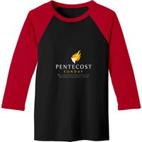 Pentecost Sunday Flames Of Pentecost Baseball Tees