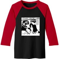 Sonnic Youth Lp Black And White Minimalist Comic Baseball Tees