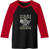 My Grandson Is A Marine Proud Grandma Proud Grandpa Baseball Tees