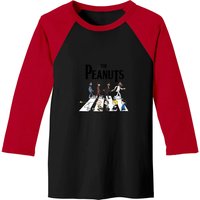 Peanut Walking Abbey Road Baseball Tee - Fun Sportswear