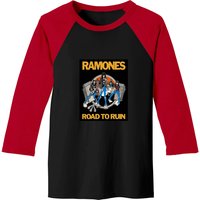 Ramones Logo Mucic Band Ramones Road To Ruin Baseball Tees