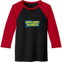 Daylight Donuts Baseball Tees Logo Restaurant Baseball Tees