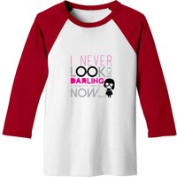 Edna Mode - I Never Look Back Baseball Tees