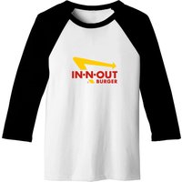 In And Out Burger Food Logo Restaurant Baseball Tees