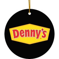 Denny's Restaurant Logo Ceramic Ornaments