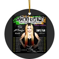 Avril Lavigne Summer 2024 Greatest Hits Tour Ceramic Ornaments