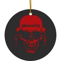 Megadeth – Red Vic Head Ceramic Ornaments