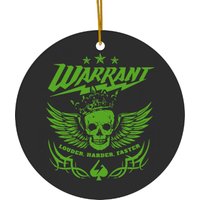 Warrant Band Ceramic Ornaments