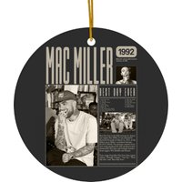Macmiller Best Day Ever Vintage Rap Ceramic Ornaments