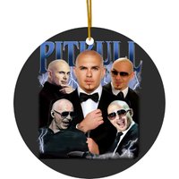 Limited Pitbull Vintage Ceramic Ornaments, Gift For Woman And Man Unisex Ceramic Ornaments