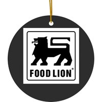 Food Lion-logo Ceramic Ornaments
