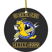 Uc Santacruzs Banana Slugs Ceramic Ornaments