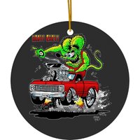 Ed Roth Rat Fink Original Heavy Ceramic Ornaments