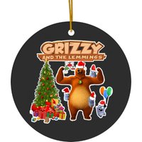 Grizzy And The Lemmings Active Ceramic Ornaments