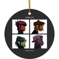 The Gorillaz Ceramic Ornaments