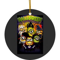 Unisex Halloween Minions Jersey Short Sleeve Ceramic Ornaments