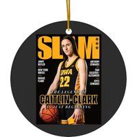 Caitlin Clark Slam Ceramic Ornaments