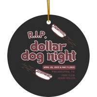 Rip Dollar Dog Night Ceramic Ornaments | Philadelphia Baseball Apparel | Philly Sports