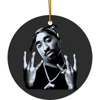 Tupac Ceramic Ornaments, Vintage 2pac Ceramic Ornaments