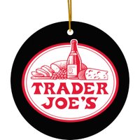 Trader Joe's Food Logo Chain Restaurant Ceramic Ornaments