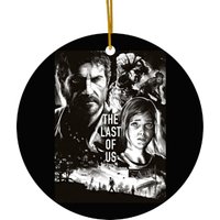 The Last Of Us Joel And Ellie Family Ceramic Ornaments, The Last Of Us Video Game Ceramic Ornaments