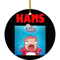 Ponyo Cute Ceramic Ornaments With Goldfish Theme