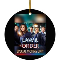 Law And Order Svu Ceramic Ornaments