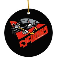 Cincinnati Cyclones Hockey Ceramic Ornaments