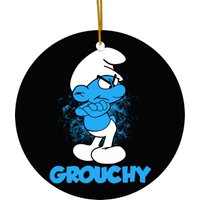 Grouchy Smurf - Grouchy - Ceramic Ornaments