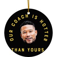 Nd Football Ceramic Ornaments - Marcus Freeman Ceramic Ornaments - Nd Fans Gifts