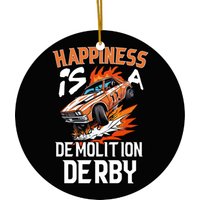 Demolition Derby Lover Ceramic Ornaments