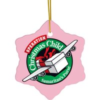 Samaritan's Purse Operation Christmas Child Funy Ceramic Ornaments