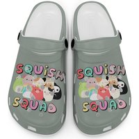 Cute Squishmallow Squish Squad Group Characters Clogs