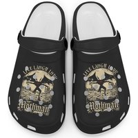 Live Laugh Lurk Mothman Gift Clogs