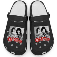 Vintage Heart Rock Band Royal Flush Tour Clogs