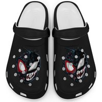 Kids Venom Miles Morales Split Mask Clogs