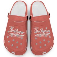 Dr. Pepper King Of Beverages Clogs