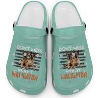 Malinois Don't Mess With My Maligator Belgian Clogs