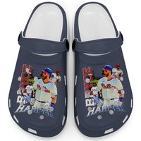 Vintage Bryce Harper Clogs, Baseball Bootleg Clogs, Sport Clogs