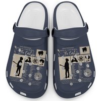 Vintage The Cure Clogs, The Cure Clogs, Rock Music Graphic Clogs