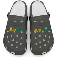 Subway Logo Clogs