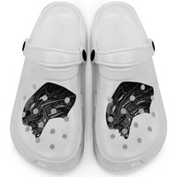 Alien Xenomorph Black Clogs, Men's And Women's